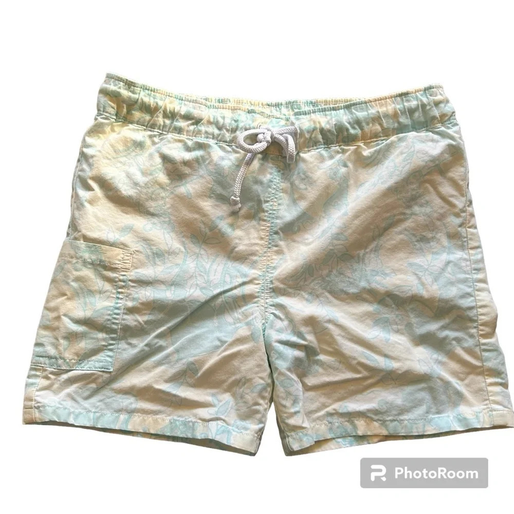 Lilly Pulitzer Boys Kids Swim Trunks Shorts Bathing Suit Sz 4 Lined *Faded*